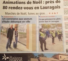 Article de presse dans la Voix du midi